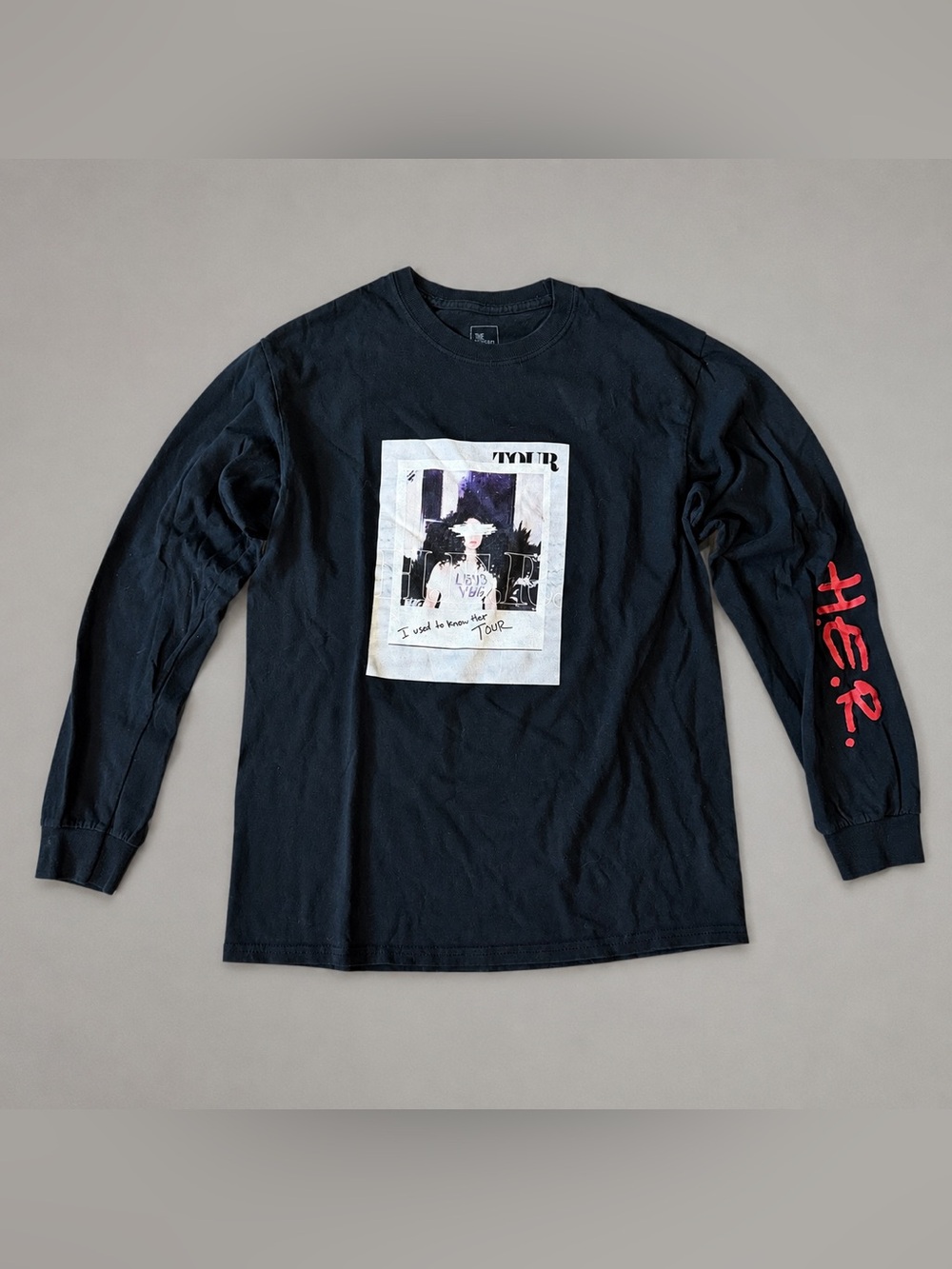 H.E.R. I Used To Know Her Tour Long Sleeve Tee Black Size M The Thread Shop